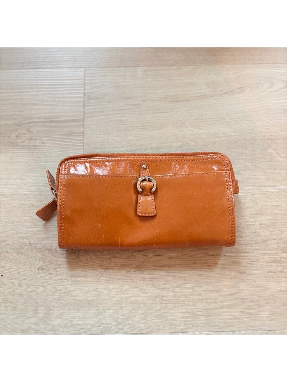 Tano NWOT Vintage Women's Fold Out Clutch Brown Wallet